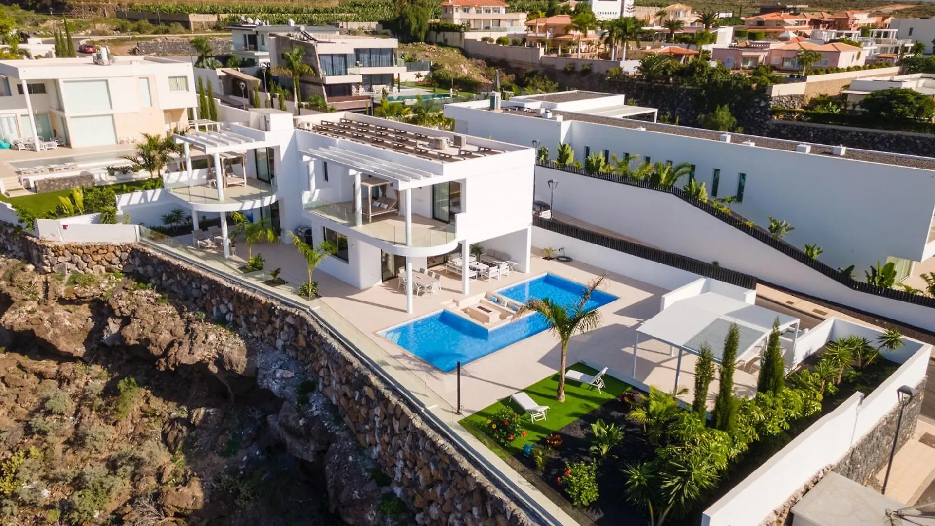Gs Luxury Villa Andrea, Quiet Luxury, Sunset With Sea Views Costa Adeje